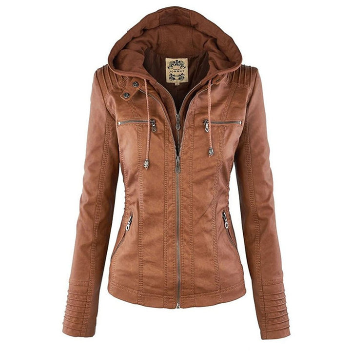 Women’s Zip-Front Biker Jacket