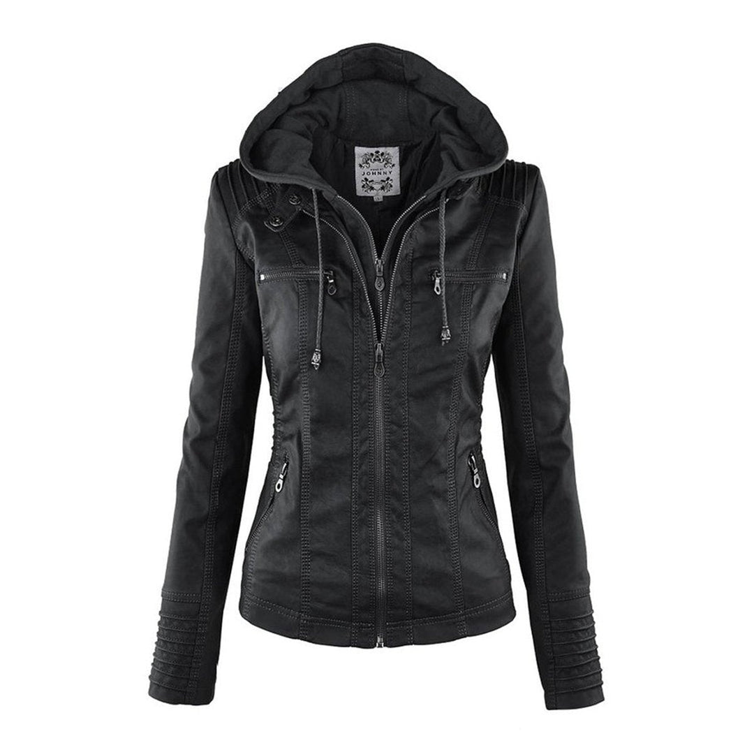 Women’s Zip-Front Biker Jacket