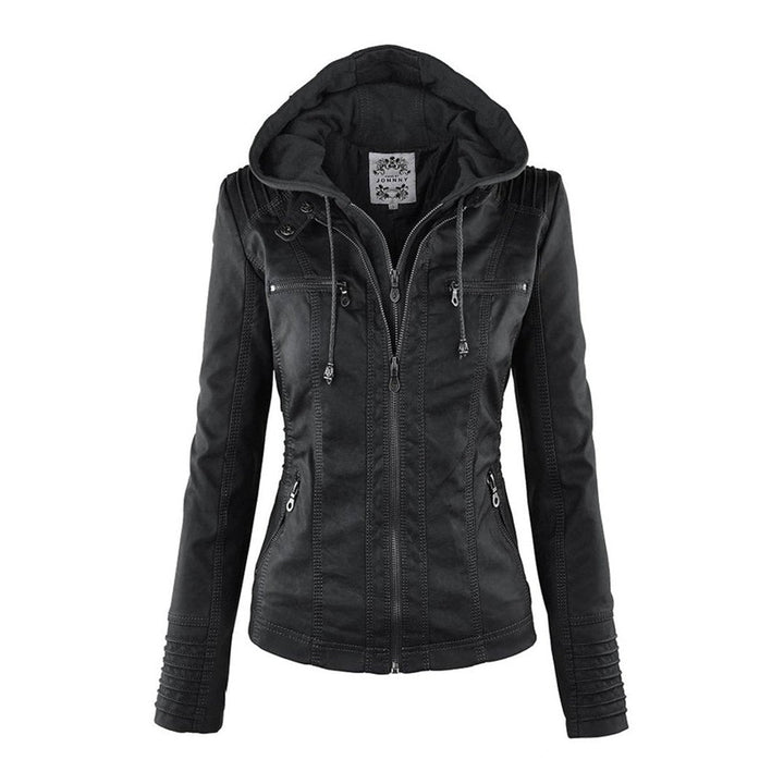 Women’s Zip-Front Biker Jacket